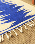 Blue Zebra Kilim Rug