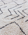 Zig Zag Shag Rug