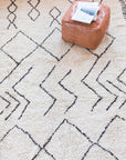 Zig Zag Shag Rug