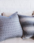 Grey Ikat Pillow