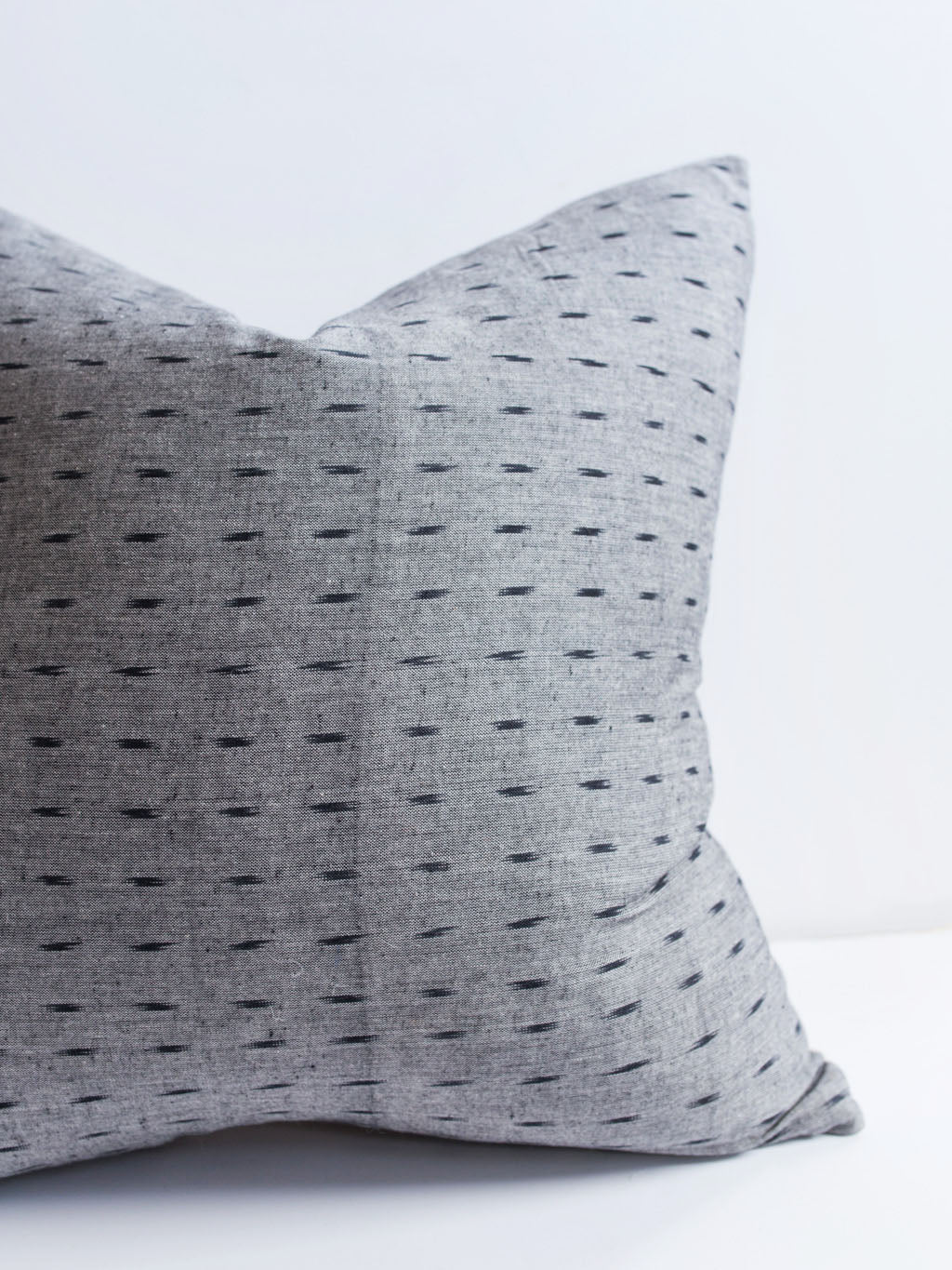 Grey Dash Pillow