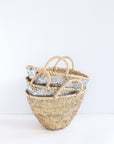 Silver Sequin Basket