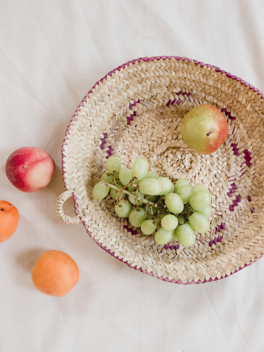 Straw Fruit Basket // The Melody