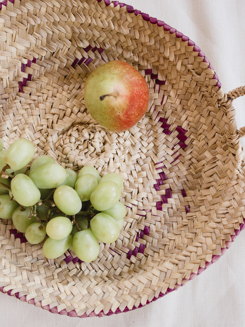 Straw Fruit Basket // The Melody