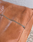 Special listing for Leather Ottoman in Tan