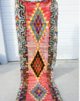 Ruby Vintage Boucherouite Kilim Runner