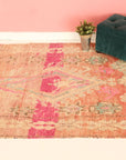 Lottie Vintage Peach and Pink Rug