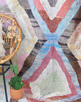Vintage Boucherouite Kilim Rug - The RACHEL