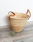 Small Round Straw Bag