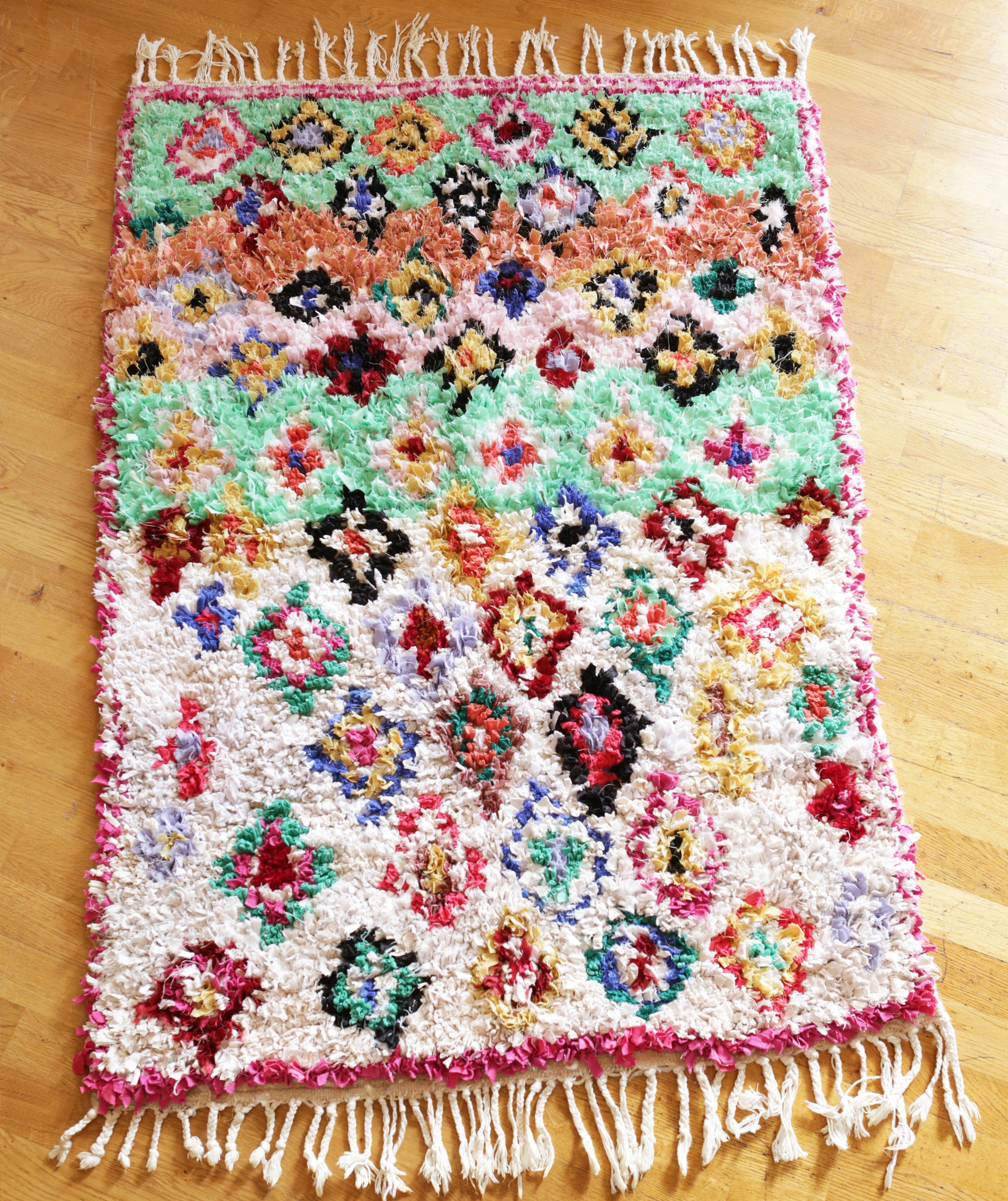 Flora Boucherouite Rug