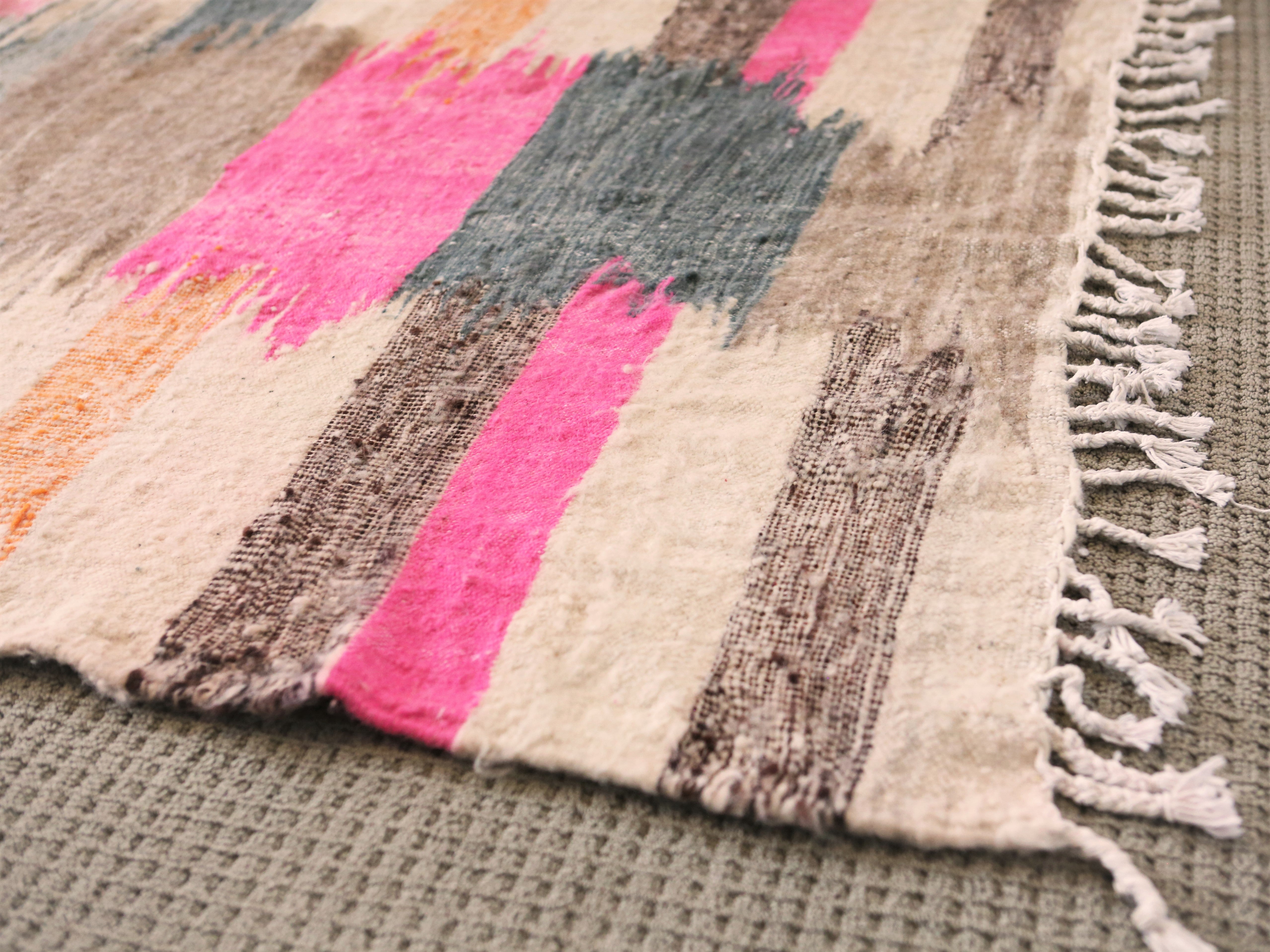 Colorful Kilim Rug, the EVANA – Loom & Field