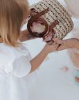 Small Square Straw Bag