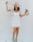 Small Square Straw Bag