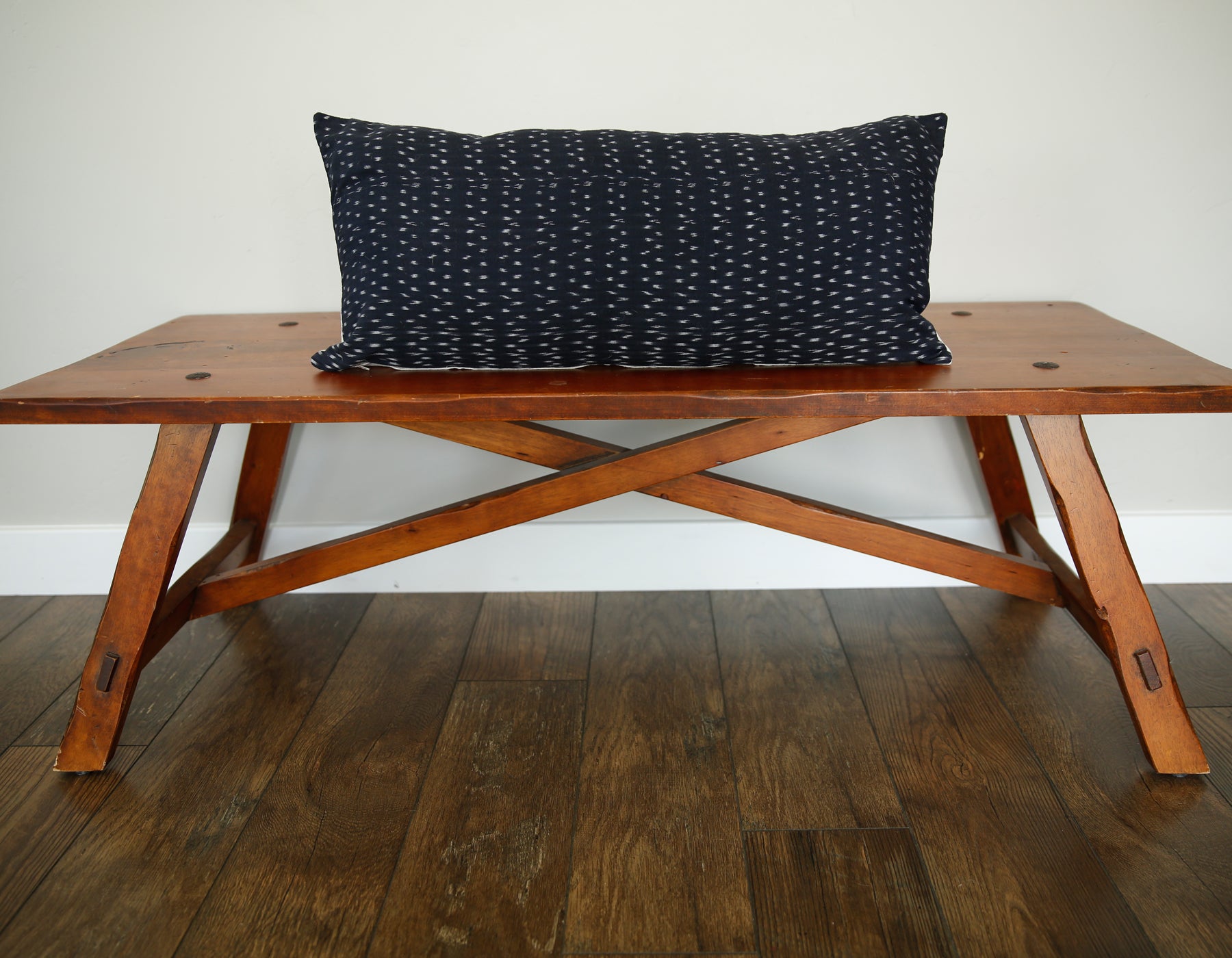 Navy Blue Lumbar Dash Pillow