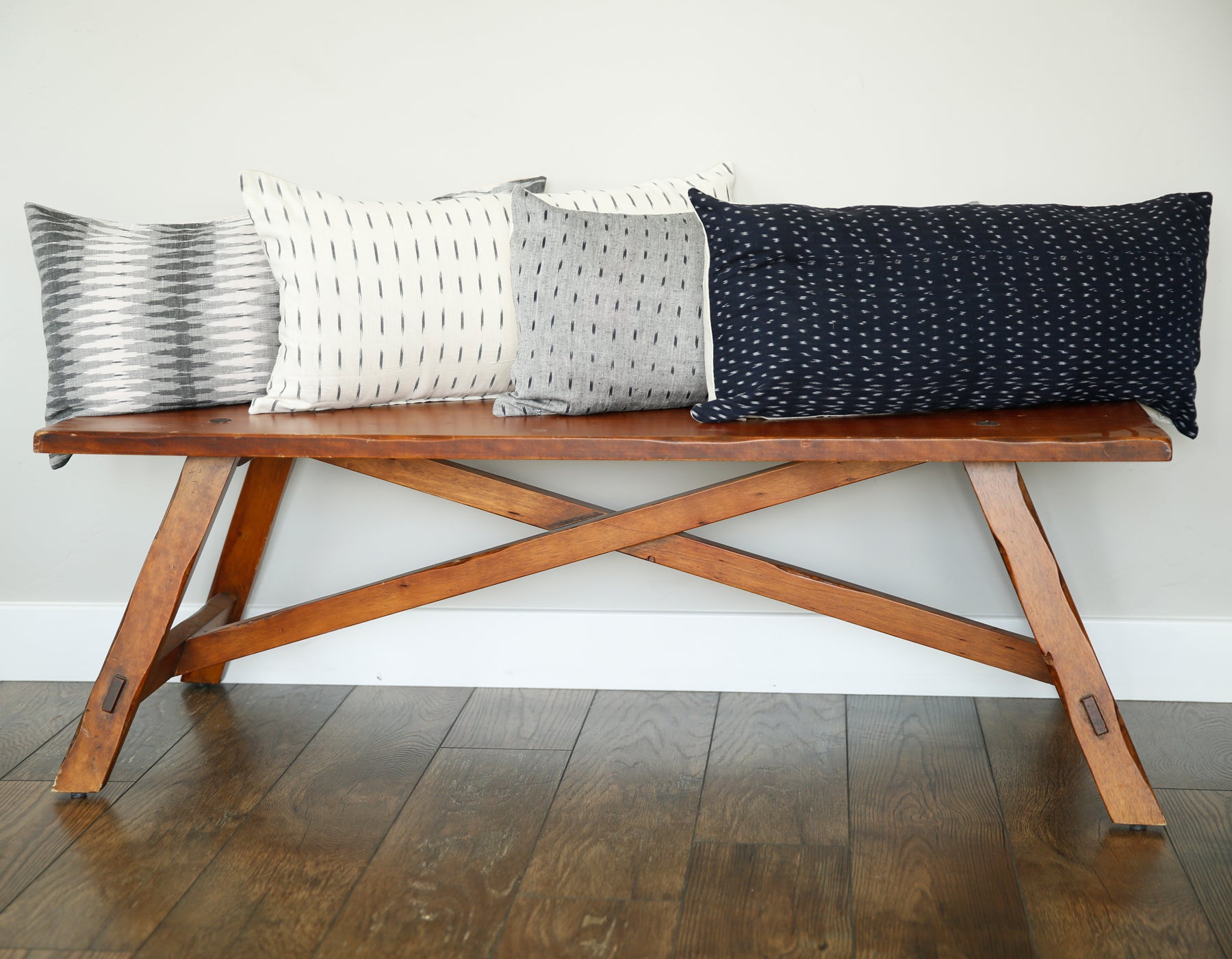 Navy Blue Lumbar Dash Pillow