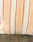 Special listing : Orange Striped Wool Pillow