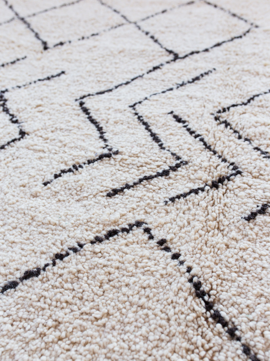 Zig Zag Shag Rug