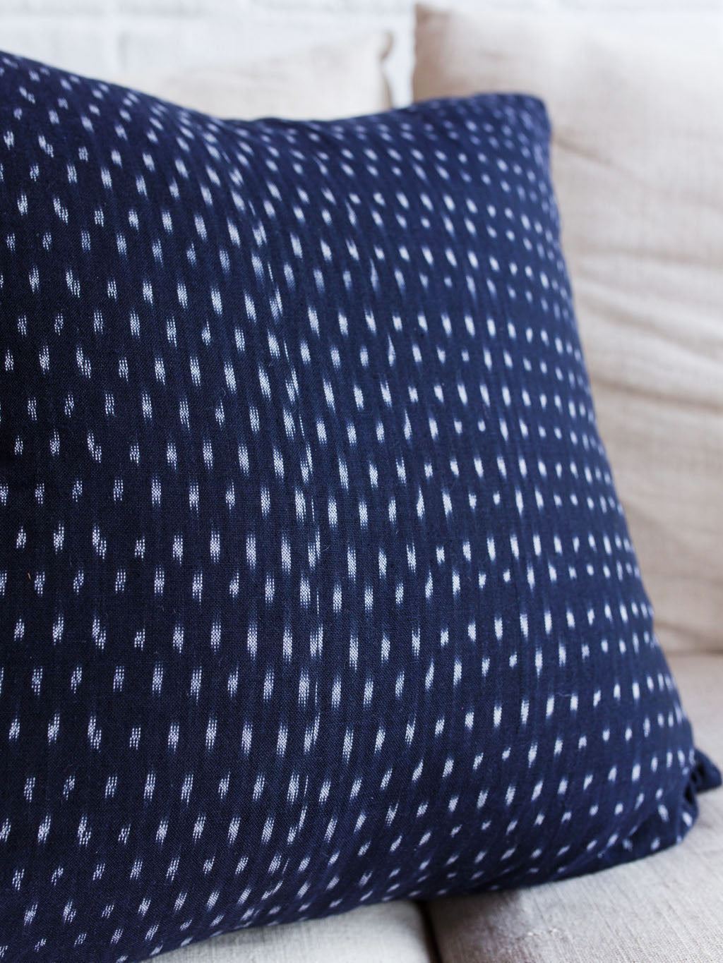 Navy Blue Lumbar Dash Pillow