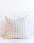 Cream White Dash Pillow