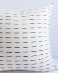 Cream White Dash Pillow