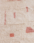 nola shag rug nursery rug cream rug wool rug handcrafted rug ethical rug fare trade artisanal women business