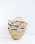 Mini Silver Sequin Basket