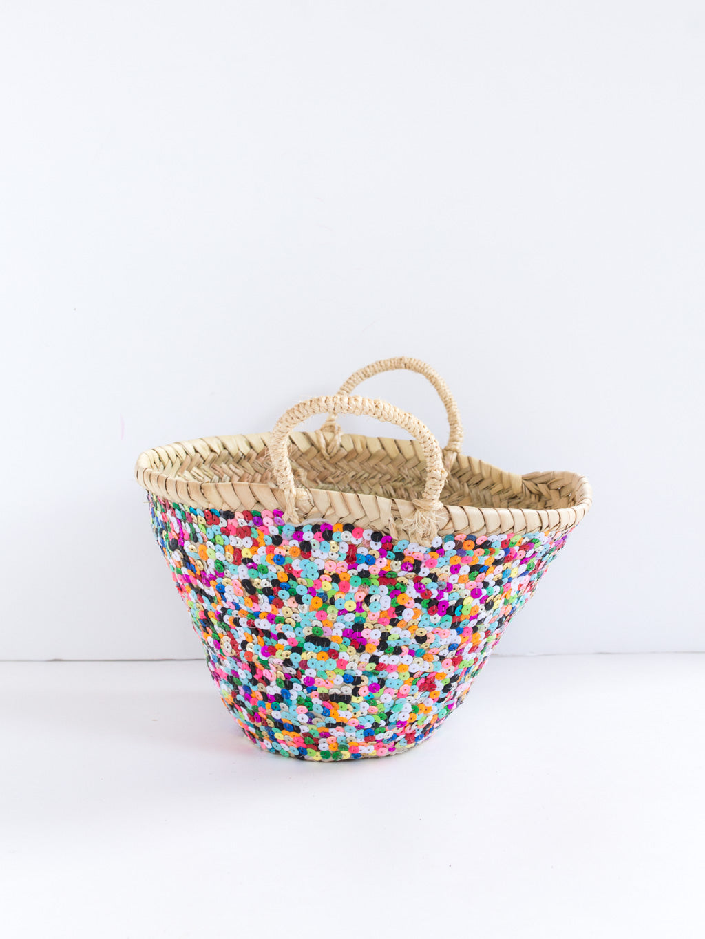 Mini Colorful Sequin Basket