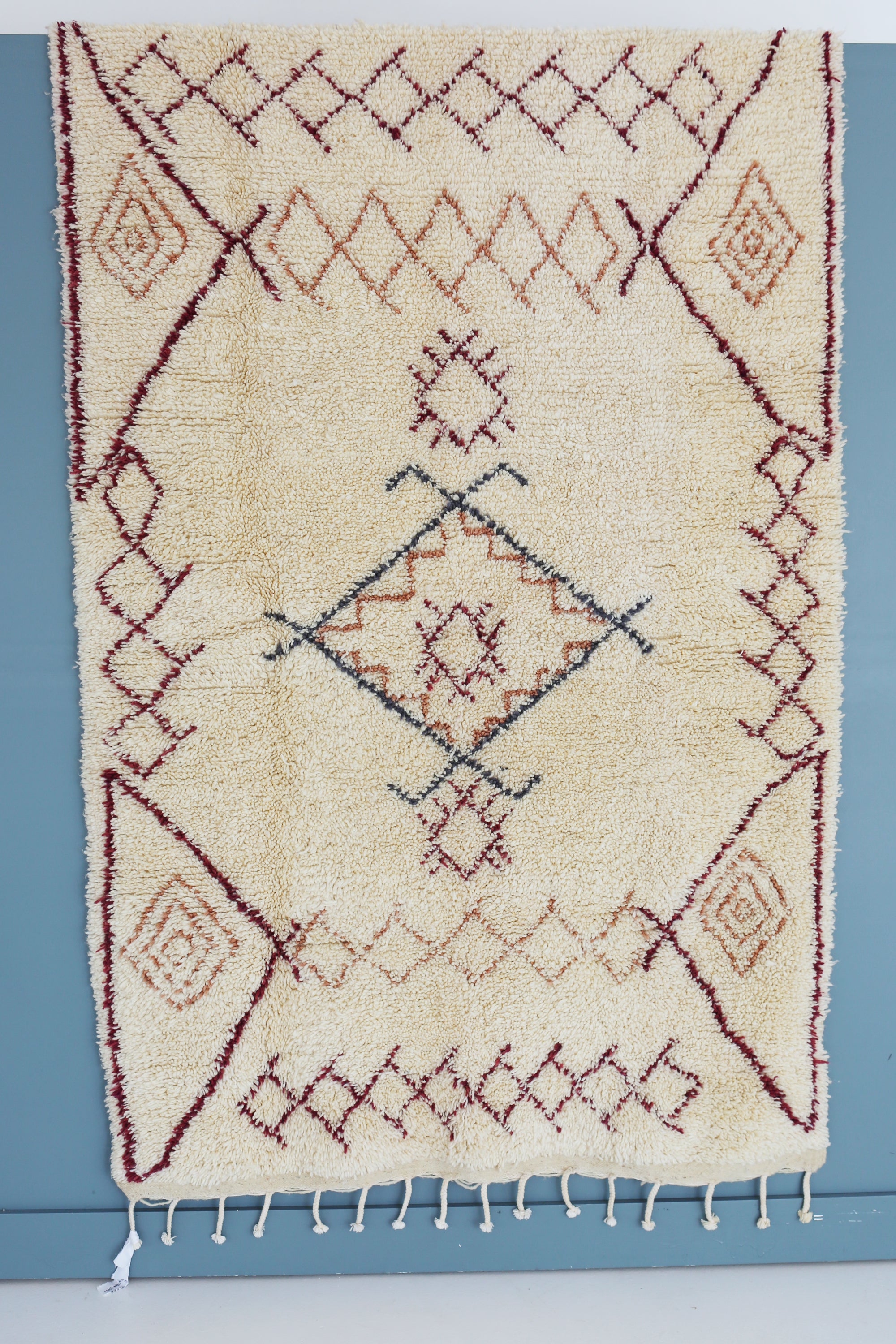 Ameya Shag Rug - purple aztec style