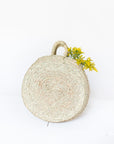 Naomi Straw Circle Bag