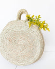 Naomi Straw Circle Bag