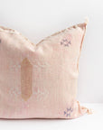 Esmé Blush Cactus Silk Pillow