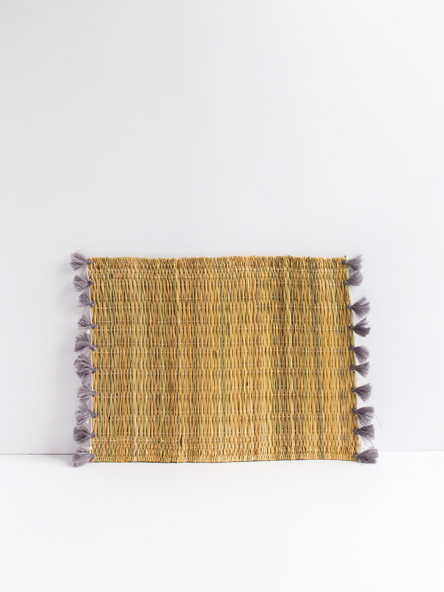 Tassel Rattan Placemat Set of 2