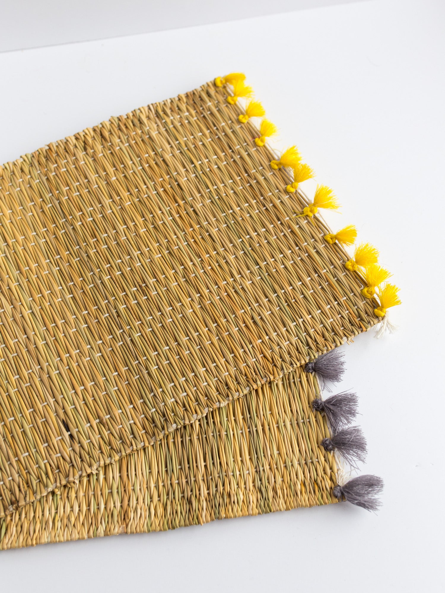 Tassel Rattan Placemat Set of 2