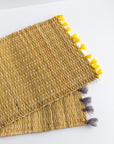 Tassel Rattan Placemat Set of 2