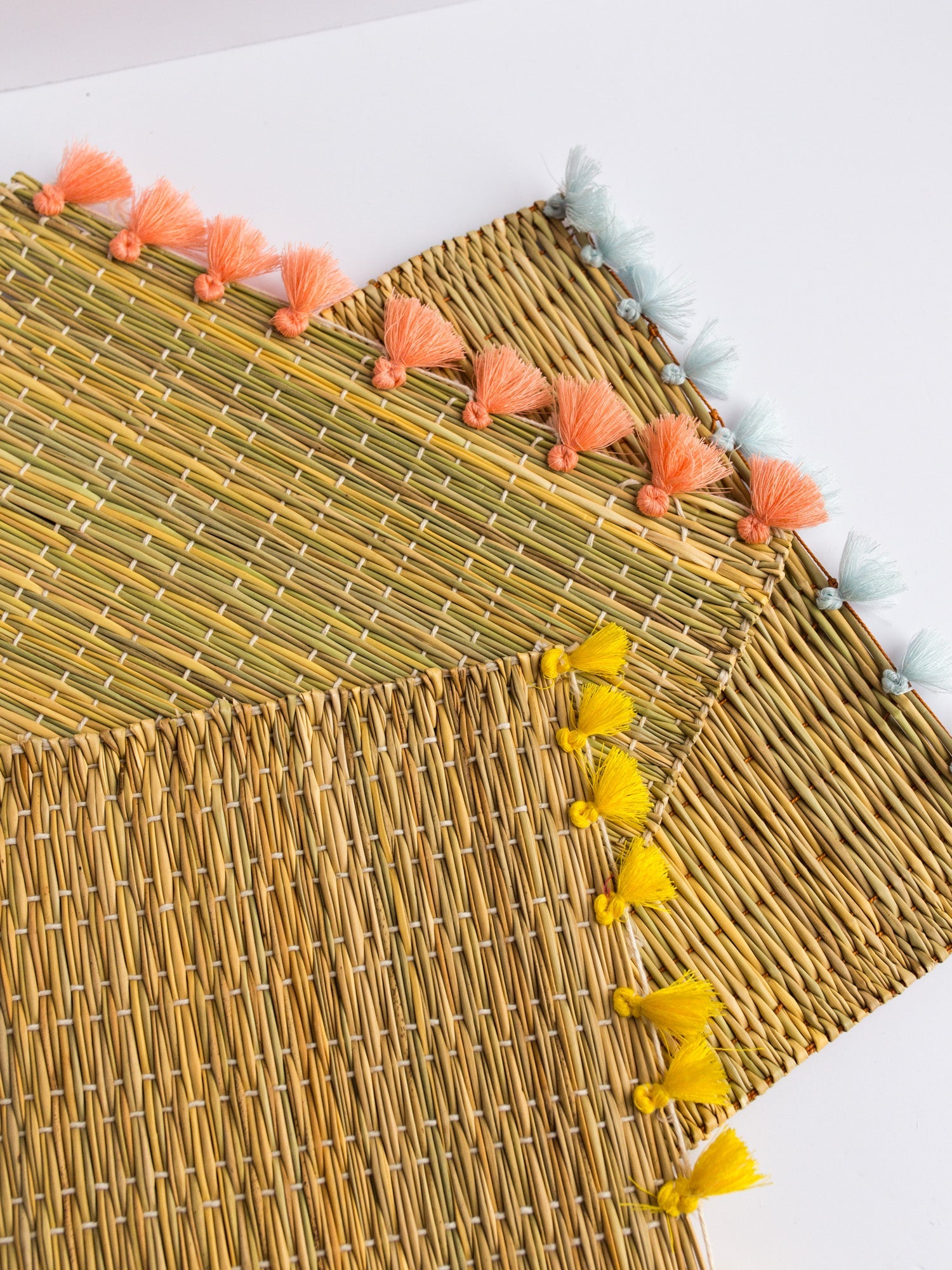 Second Sale: Tassel Rattan Placemats (Set of 2)