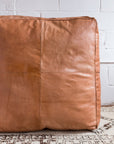Special listing for Leather Ottoman in Tan
