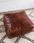 Leather Ottoman