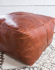 Leather Ottoman