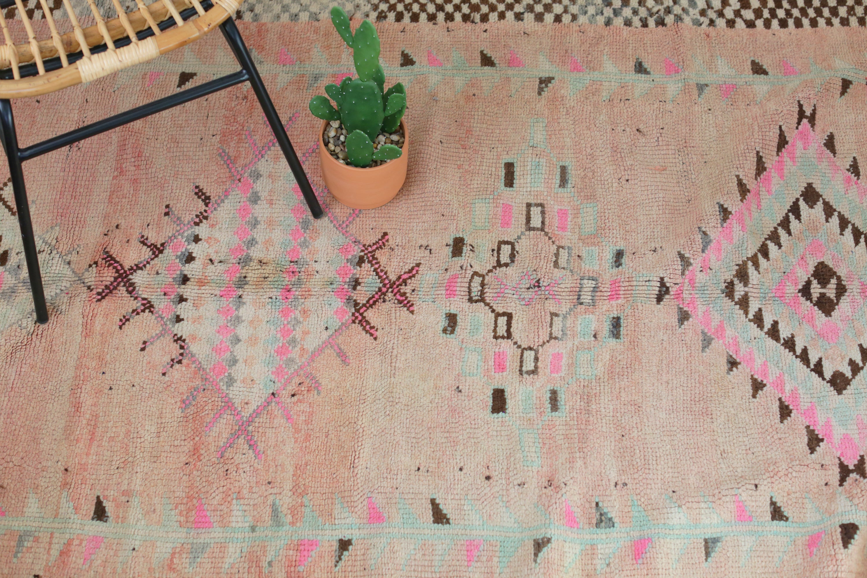 Vintage Moroccan Berber Rug &quot;The Jacee&quot;