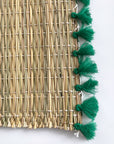 Tassel Rattan Placemat Set of 2