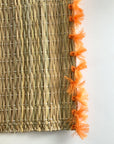 Tassel Rattan Placemat Set of 2