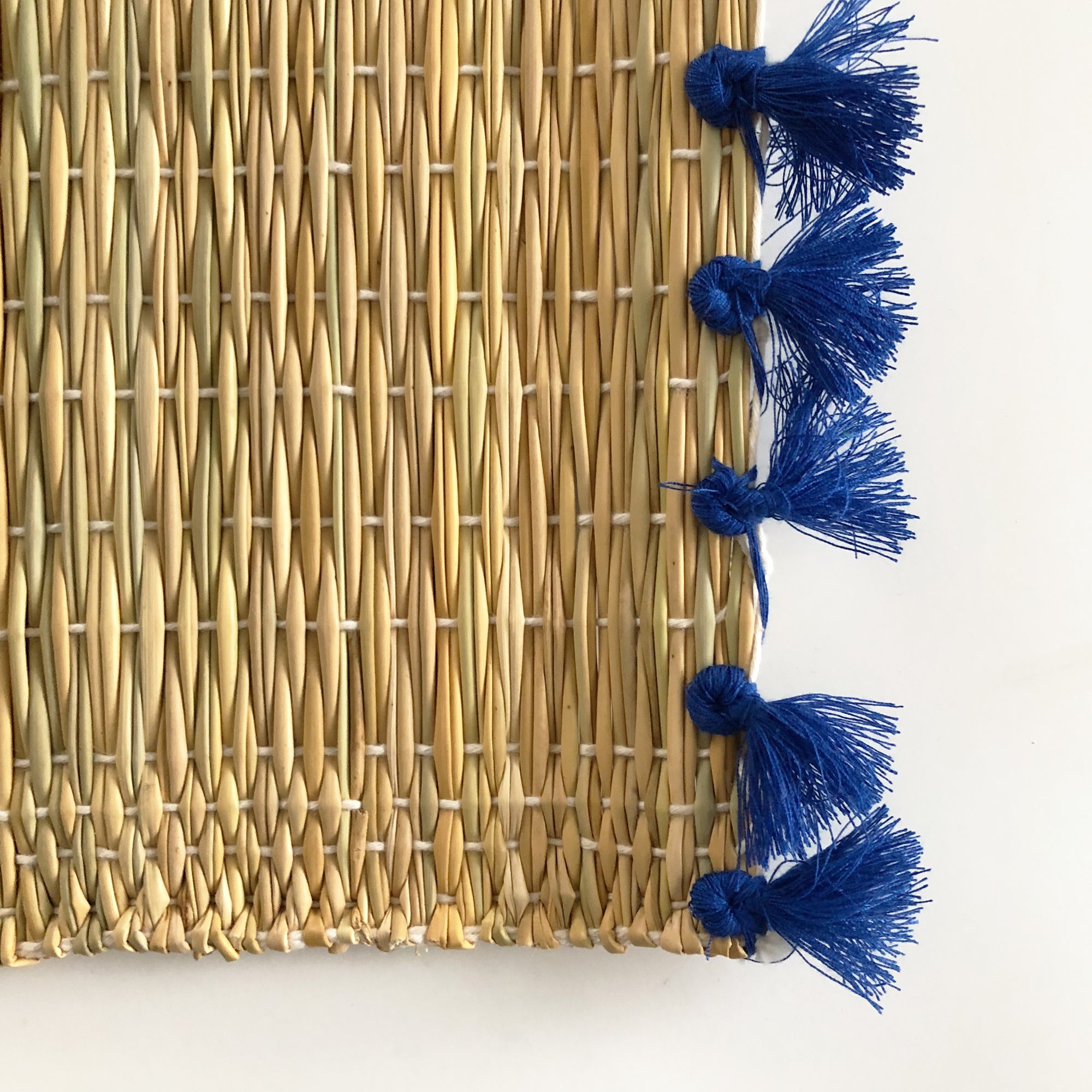 Tassel Rattan Placemat Set of 2