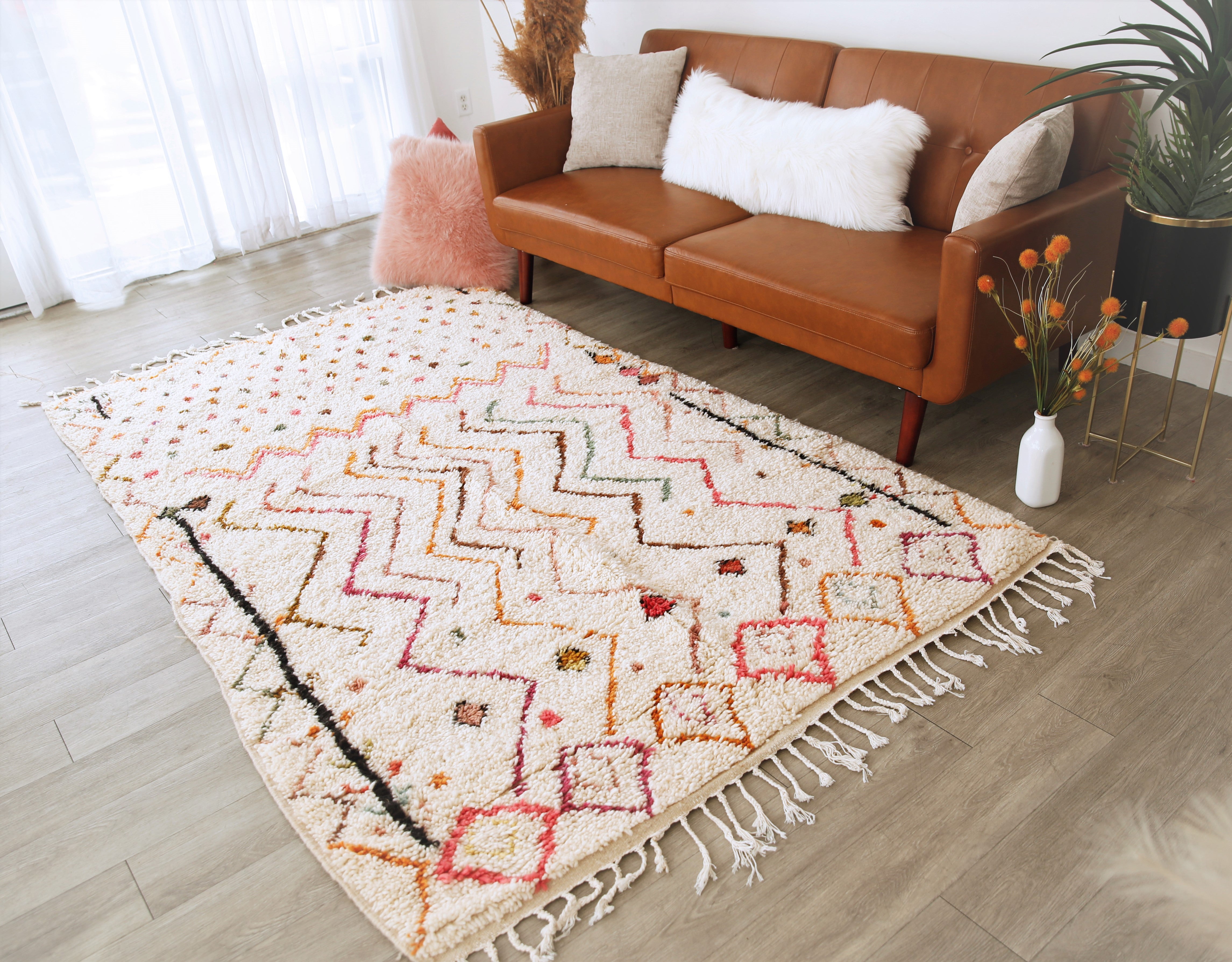 The Lizzie - colorful and fun geometrical rug