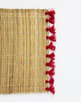 Tassel Rattan Placemat Set of 2