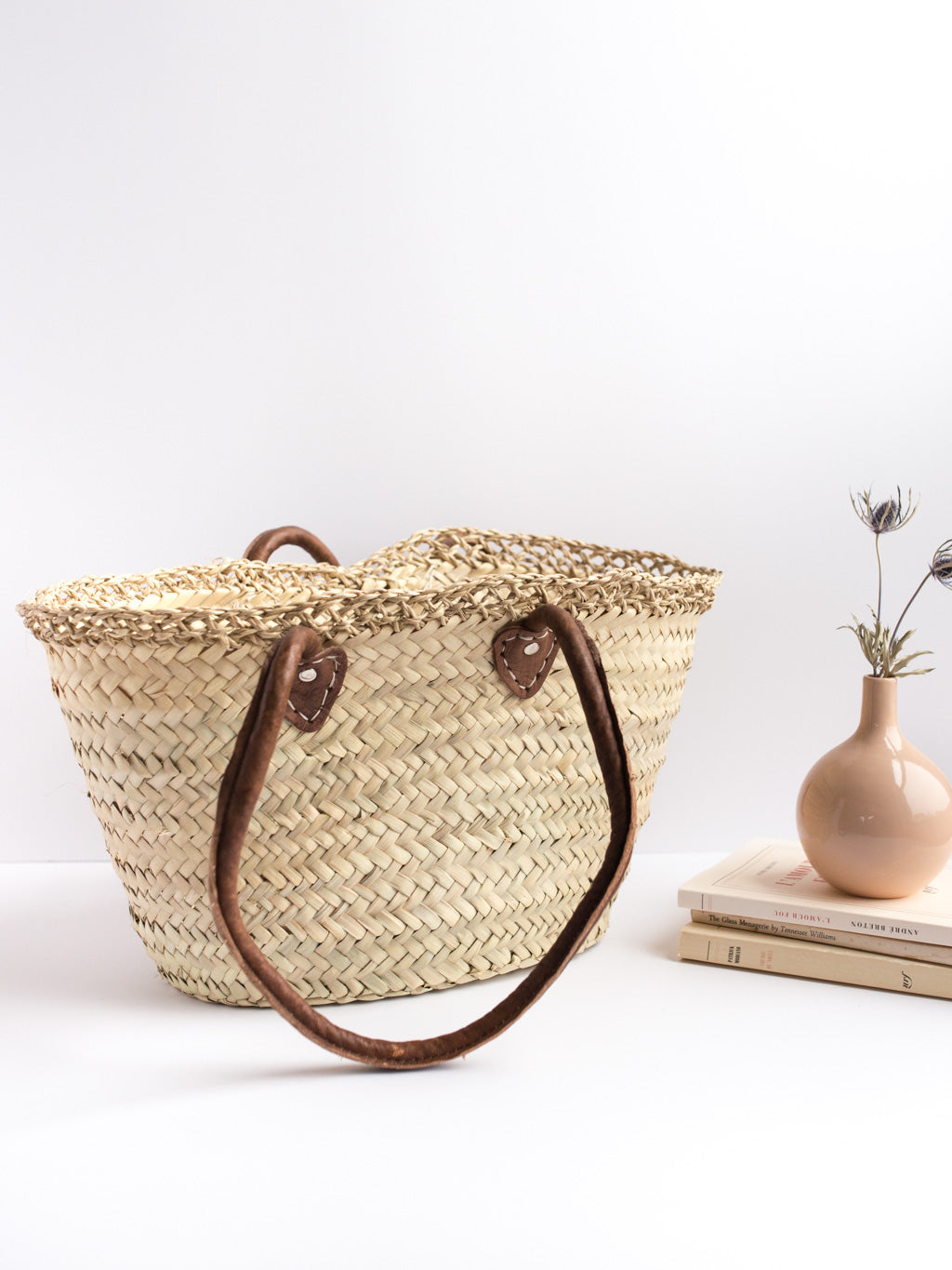 Lace Straw Bag