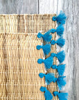 Tassel Rattan Placemat Set of 2