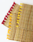 Tassel Rattan Placemat Set of 2