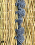 Tassel Rattan Placemat Set of 2