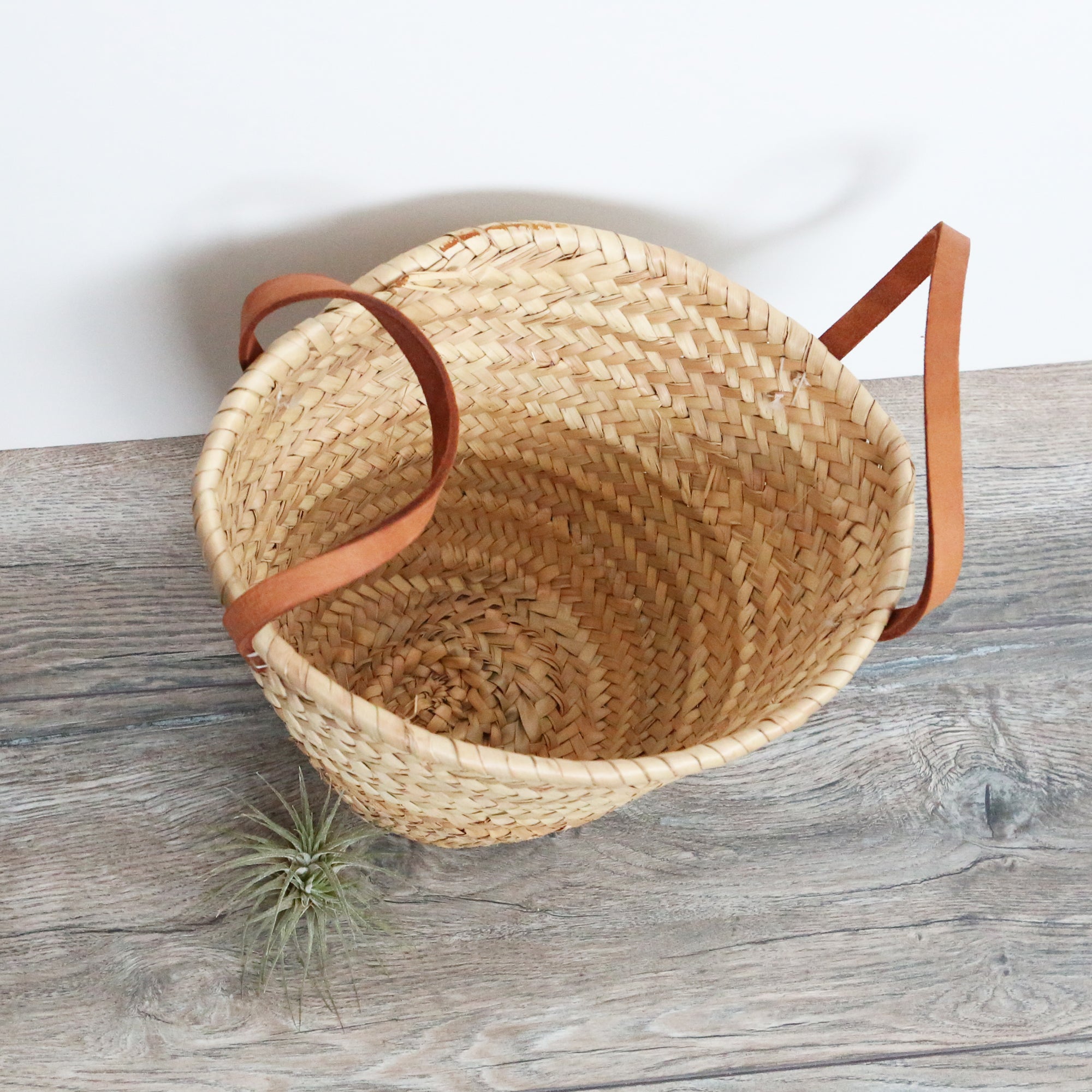 small basket shown from the top