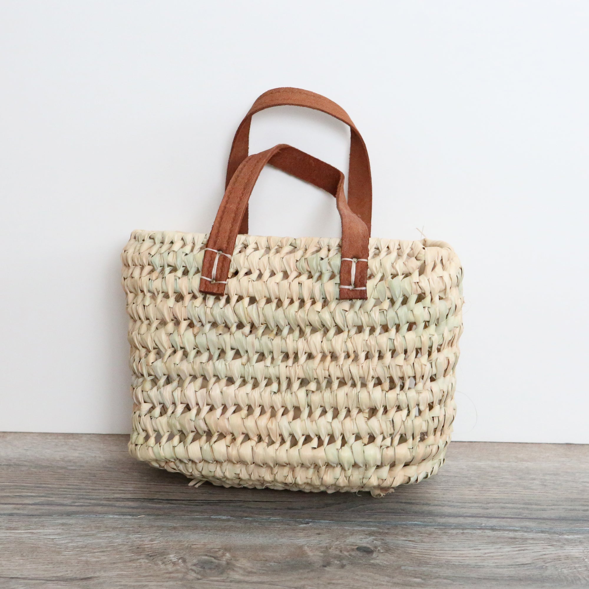 Small Square Straw Bag